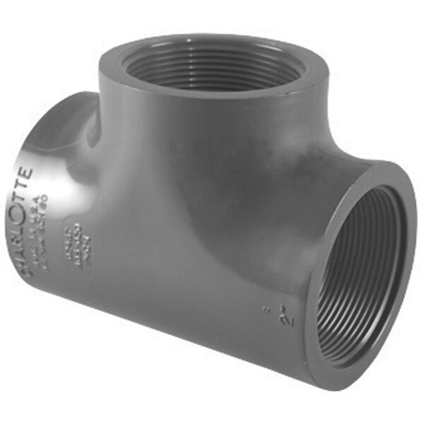 Charlotte Pipe And Foundry Charlotte Pipe Schedule 80 1 in. FPT X 1 in. D FPT PVC Tee 1 pk PVC 08402 1400 - main
